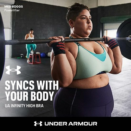 Plus Size Under Armour Infinity High-Impact Sports Bra Dash Pink 3 Plus Size Under Armour Infinity High-Impact Sports Bra Dash Pink - Image 3