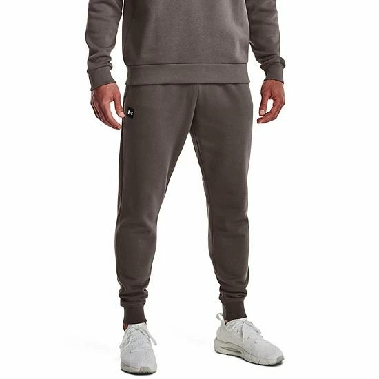 Big & Tall Under Armour Rival Fleece Jogger Pants Pitch Gray Heather 16 Big & Tall Under Armour Rival Fleece Jogger Pants Pitch Gray Heather - Image 16