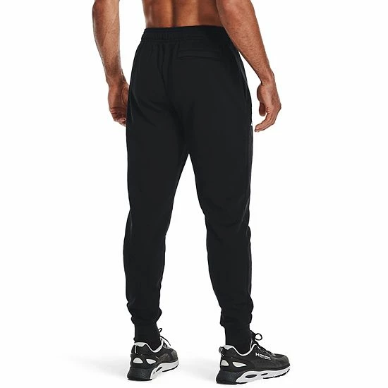 Men's Under Armour Rival Fleece Signature Joggers Black 2 Men's Under Armour Rival Fleece Signature Joggers Black - Image 2