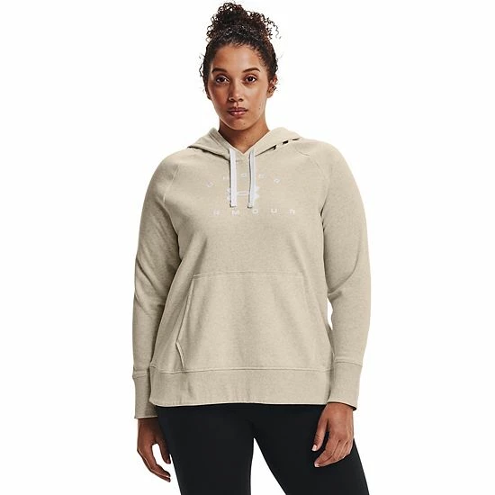 Plus Size Under Armour Rival Fleece Hoodie Purple Tint 6 Plus Size Under Armour Rival Fleece Hoodie Purple Tint - Image 6