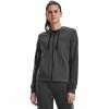 Women's Under Armour Rival Terry Full-Zip Hoodie Jet Gray Mod Gray