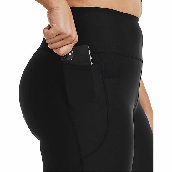 Plus Size Under Armour HeatGear® No-Slip High-Waisted Leggings Black 4 Plus Size Under Armour HeatGear® No-Slip High-Waisted Leggings Black - Image 4