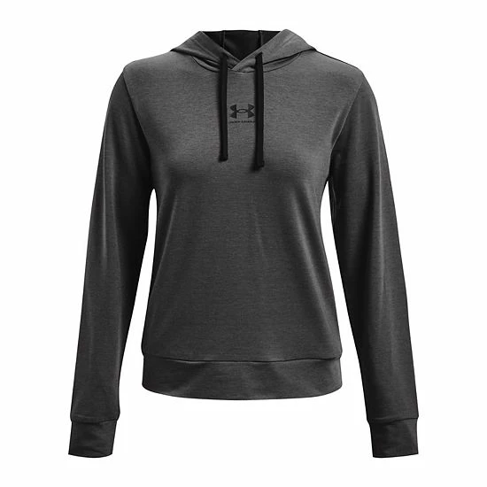 Women's Under Armour Rival Terry Hoodie Utility Blue Breaker 5 Women's Under Armour Rival Terry Hoodie Utility Blue Breaker - Image 5