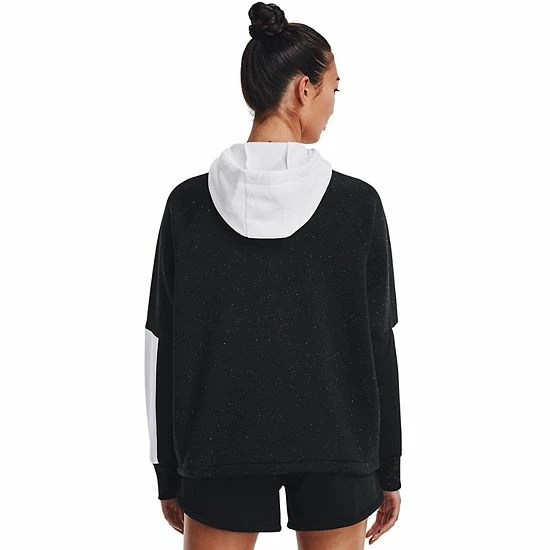 Women's Under Armour Rival + Fleece Hoodie Neptune Purple Switch 2 Women's Under Armour Rival + Fleece Hoodie Neptune Purple Switch - Image 2