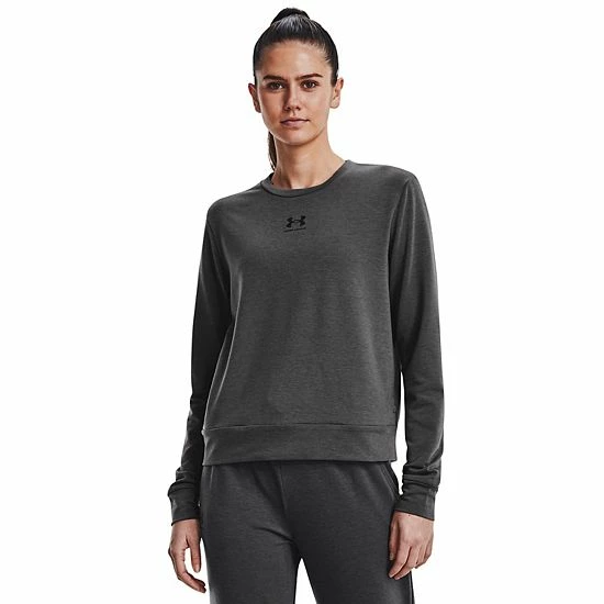 Women's Under Armour Rival Terry Crewneck Sweatshirt Pace Pink 6 Women's Under Armour Rival Terry Crewneck Sweatshirt Pace Pink - Image 6