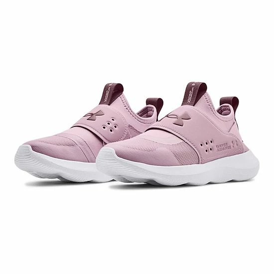 Under Armour Runplay Women's Running Shoes Gray Pink 2 Under Armour Runplay Women's Running Shoes Gray Pink - Image 2