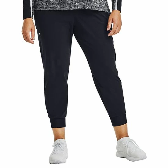 Plus Size Under Armour Woven Sport Pants Black 3 Plus Size Under Armour Woven Sport Pants Black - Image 3