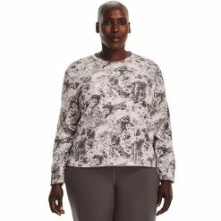 Plus Size Under Armour Rival Terry Printed Crewneck Sweatshirt Ghost Gray 21 Plus Size Under Armour Rival Terry Printed Crewneck Sweatshirt Ghost Gray -Under Armour SHOP unnamed file 7990