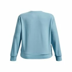 Plus Size Under Armour Rival Terry Crewneck Sweatshirt Retro Pink White -Under Armour SHOP unnamed file 7995