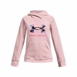 Girls 7-16 Under Armour Rival Fleece Core Hoodie Retro Pink
