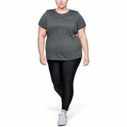Plus Size Under Armour Tech Tee Black -Under Armour SHOP unnamed file 8074