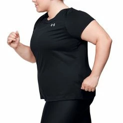 Plus Size Under Armour Tech Tee Black -Under Armour SHOP unnamed file 8077