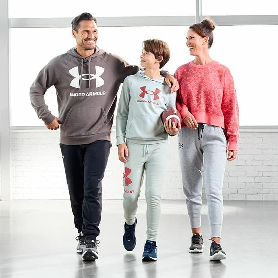 Boys 8-20 Under Armour Big Logo Fill Rival Fleece Hoodie Chicago Blue 7 Boys 8-20 Under Armour Big Logo Fill Rival Fleece Hoodie Chicago Blue - Image 7