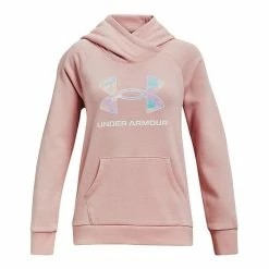 Girls 7-16 Under Armour Rival Fleece Core Hoodie Retro Pink -Under Armour SHOP unnamed file 813