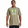 Big & Tall Under Armour Foundation Tee Khaki Gray