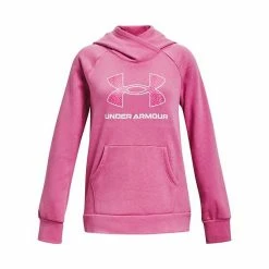 Girls 7-16 Under Armour Rival Fleece Core Hoodie Retro Pink -Under Armour SHOP unnamed file 819