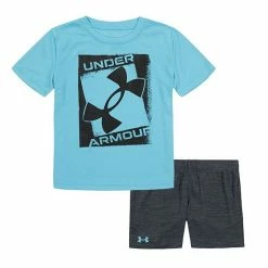 Boys 4-7 Under Armour UA Stamp Big Logo Graphic Tee & Shorts Set Fresco Blue 5 Boys 4-7 Under Armour UA Stamp Big Logo Graphic Tee & Shorts Set Fresco Blue -Under Armour SHOP unnamed file 8198