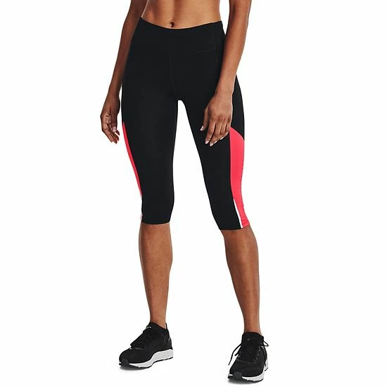 Women's Under Armour Fly Fast 3.0 Speed Capri Leggings Black 9 Women's Under Armour Fly Fast 3.0 Speed Capri Leggings Black - Image 9