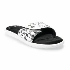 Under Armour Ignite IX Women's Slide Sandals Black Metallic Ore