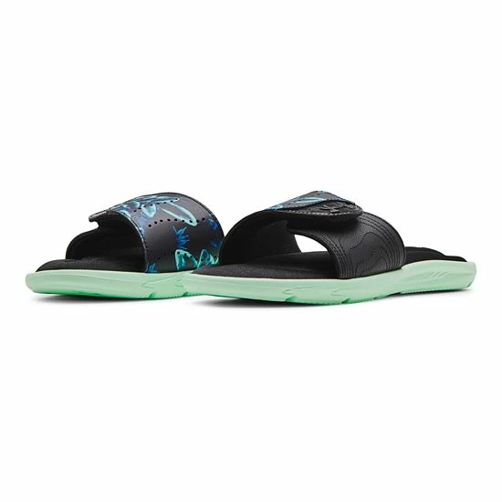 Under Armour Ignite IX Women's Slide Sandals Black Metallic Ore 10 Under Armour Ignite IX Women's Slide Sandals Black Metallic Ore - Image 10