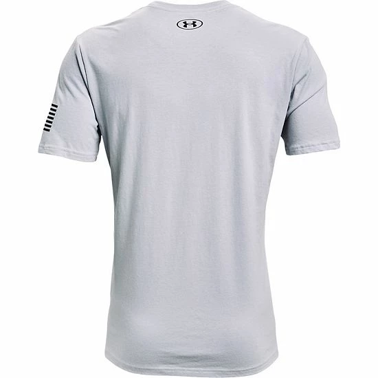 Big & Tall Under Armour Freedom US Of A Tee Mod Gray 6 Big & Tall Under Armour Freedom US Of A Tee Mod Gray - Image 6