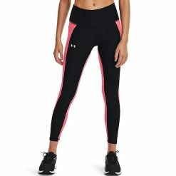 Women's Under Armour HeatGear® Colorblock Panel Ankle Leggings Black Brilliance Pink -Under Armour SHOP unnamed file 8286
