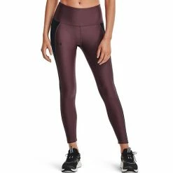 Women's Under Armour HeatGear® Colorblock Panel Ankle Leggings Black Brilliance Pink -Under Armour SHOP unnamed file 8288