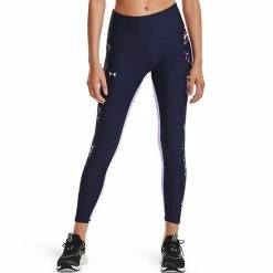 Women's Under Armour HeatGear® Colorblock Panel Ankle Leggings Black Brilliance Pink -Under Armour SHOP unnamed file 8289