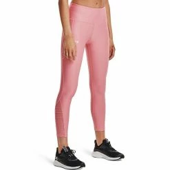 Women's Under Armour HeatGear® Ankle Leggings Pink Clay