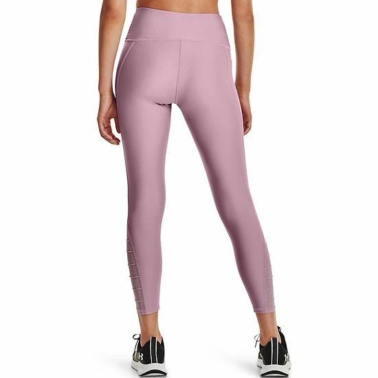 Women's Under Armour HeatGear® Ankle Leggings Pink Clay 2 Women's Under Armour HeatGear® Ankle Leggings Pink Clay - Image 2