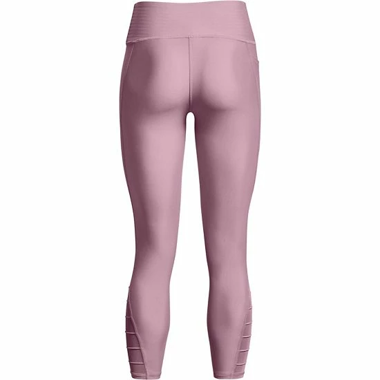 Women's Under Armour HeatGear® Ankle Leggings Pink Clay 7 Women's Under Armour HeatGear® Ankle Leggings Pink Clay - Image 7