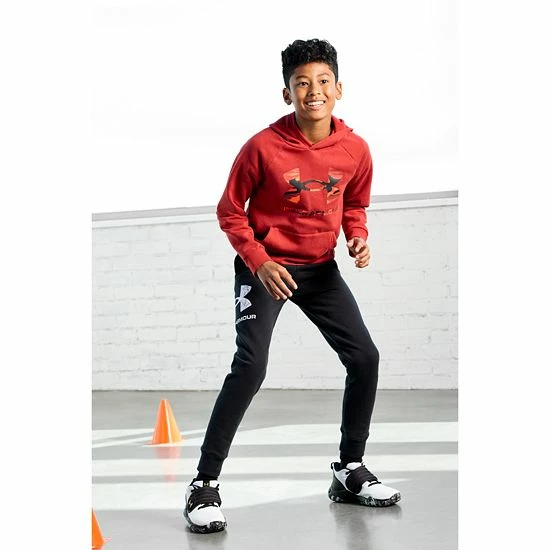 Boys 8-20 Under Armour Big Logo Fill Rival Fleece Hoodie Chicago Blue 9 Boys 8-20 Under Armour Big Logo Fill Rival Fleece Hoodie Chicago Blue - Image 9