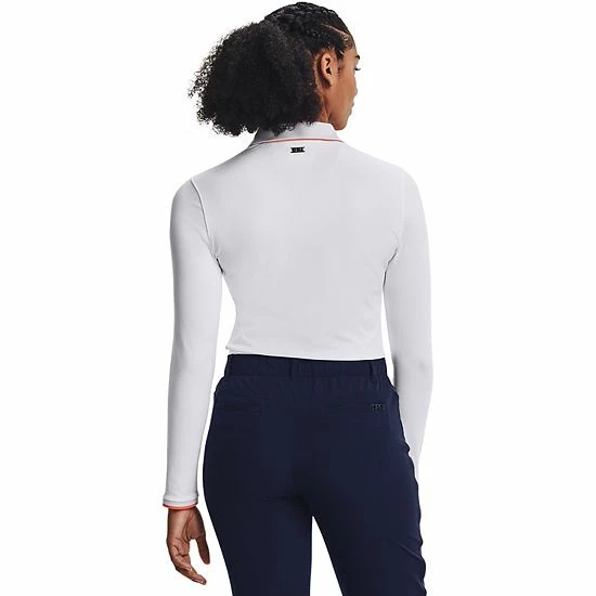 Women's Under Armour Zinger Long-Sleeve Polo Midnight Navy 2 Women's Under Armour Zinger Long-Sleeve Polo Midnight Navy - Image 2