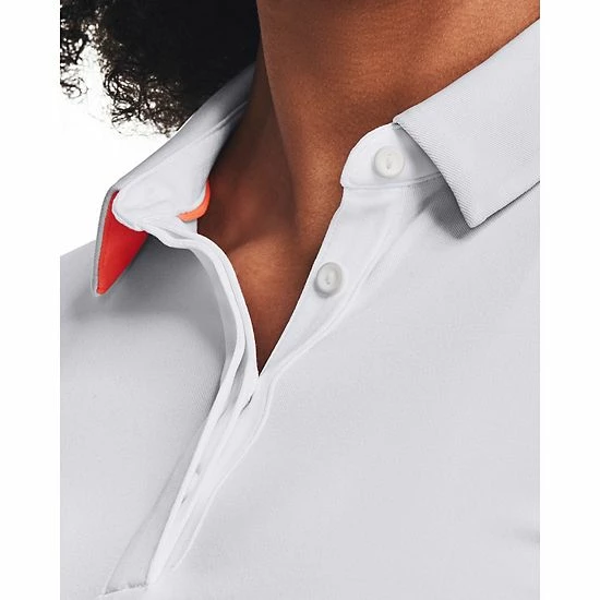 Women's Under Armour Zinger Long-Sleeve Polo Midnight Navy 4 Women's Under Armour Zinger Long-Sleeve Polo Midnight Navy - Image 4