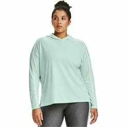Plus Size Under Armour Tech Twist Graphic Hoodie Seaglass Blue -Under Armour SHOP unnamed file 8327