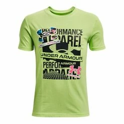 Boys 8-20 Under Armour Multi Logo Tee Lime Foam -Under Armour SHOP unnamed file 8357