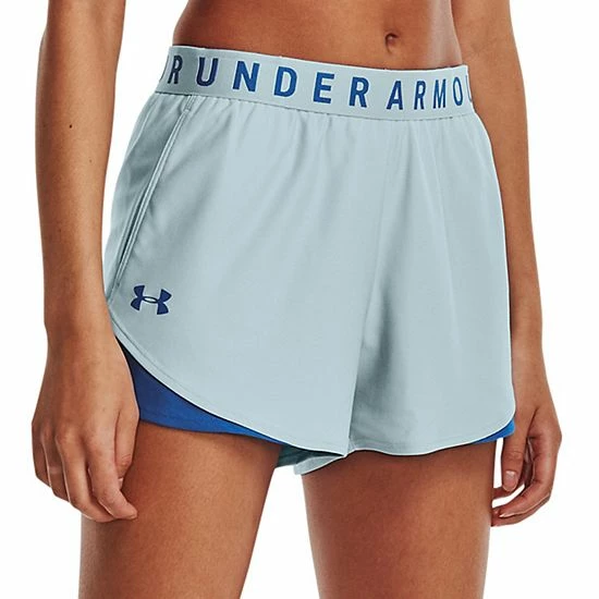 Women's Under Armour Play Up 3.0 Shorts Retro Pink White 10 Women's Under Armour Play Up 3.0 Shorts Retro Pink White - Image 10