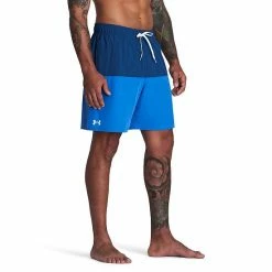 Men's Under Armour Harbour Heritage Colorblock 7-inch Volley Shorts Victory Blue