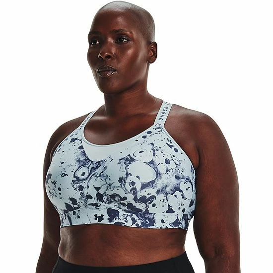 Plus Size Under Armour Infinity Printed High-impact Sports Bra Black Rose 6 Plus Size Under Armour Infinity Printed High-impact Sports Bra Black Rose - Image 6
