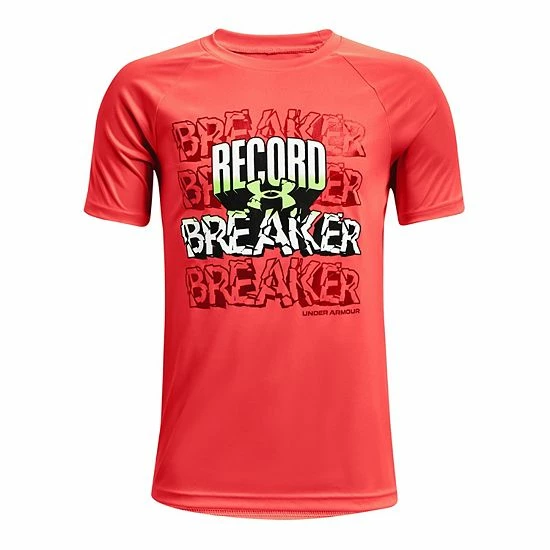 Boys 8-20 Under Armour Record Breaker Tech Tee Utility Blue 1 Boys 8-20 Under Armour Record Breaker Tech Tee Utility Blue