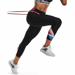 Women's Under Armour HeatGear® Armour High-Waisted 7/8 Leggings Red Black -Under Armour SHOP unnamed file 8510