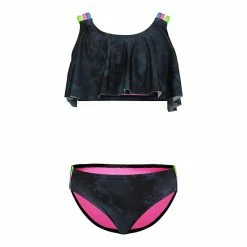 Girls 7-16 Under Armour Tie Dye Flutter Bikini Top & Bottoms Swimsuit Set Black -Under Armour SHOP unnamed file 8534