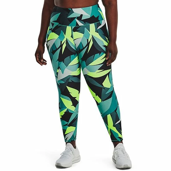Plus Size Under Armour HeatGear® Printed 7/8 Leggings Neptune Sea Mist 5 Plus Size Under Armour HeatGear® Printed 7/8 Leggings Neptune Sea Mist - Image 5