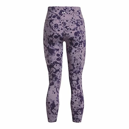 Women's Under Armour Meridian Print Ankle Leggings Black Rose 6 Women's Under Armour Meridian Print Ankle Leggings Black Rose - Image 6