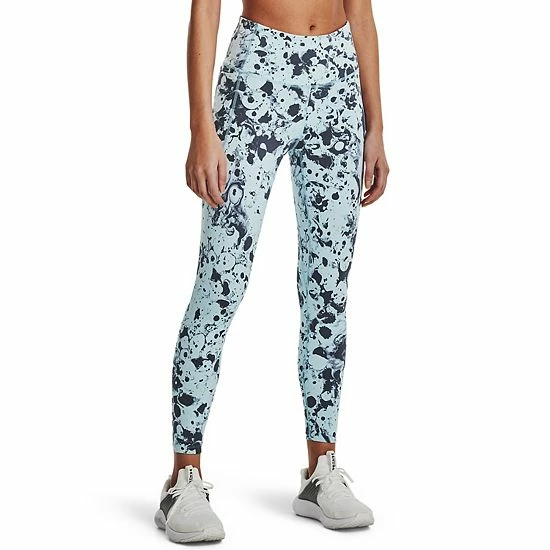 Women's Under Armour Meridian Print Ankle Leggings Black Rose 11 Women's Under Armour Meridian Print Ankle Leggings Black Rose - Image 11