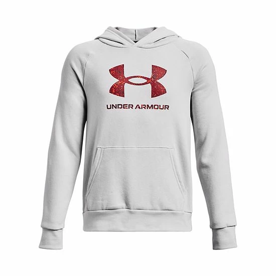 Boys 8-20 Under Armour Big Logo Fill Rival Fleece Hoodie Chicago Blue 12 Boys 8-20 Under Armour Big Logo Fill Rival Fleece Hoodie Chicago Blue - Image 12