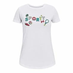 Girls 7-16 Under Armour Sporty Tee White -Under Armour SHOP unnamed file 8609