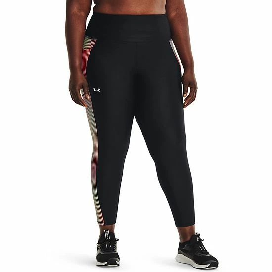 Plus Size Under Armour HeatGear® Panel High-Waisted Ankle Leggings 1 Plus Size Under Armour HeatGear® Panel High-Waisted Ankle Leggings