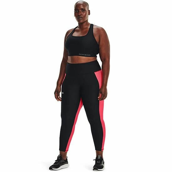 Plus Size Under Armour HeatGear® Panel High-Waisted Ankle Leggings 3 Plus Size Under Armour HeatGear® Panel High-Waisted Ankle Leggings - Image 3