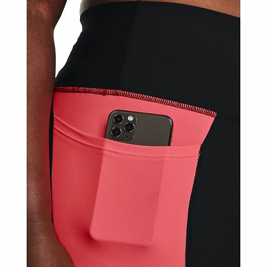 Plus Size Under Armour HeatGear® Panel High-Waisted Ankle Leggings 4 Plus Size Under Armour HeatGear® Panel High-Waisted Ankle Leggings - Image 4